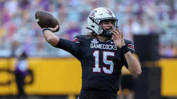 South Carolina Gamecocks quarterback Collin Hill (15). Mandatory Credit: Derick E. Hingle-USA TODAY Sports