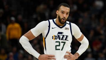Rudy Gobert, Utah Jazz.(Photo by Alex Goodlett/Getty Images)