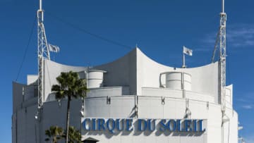 DISNEY SPRINGS, LAKE BUENA VISTA, FLORIDA, UNITED STATES - 2016/01/18: Cirque du Soleil theater. (Photo by John Greim/LightRocket via Getty Images)