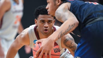 SAN JOSE, CA - MARCH 24: Nickeil Alexander-Walker #4 of the Virginia Tech Hokies defends against the Liberty Flames in the second round of the 2019 NCAA Photos via Getty Imagess via Getty Images Men's Basketball Tournament held at SAP Center on March 24, 2019 in San Jose, California. (Photo by Justin Tafoya/NCAA Photos via Getty Imagess via Getty Images Photos via Getty Images via Getty Images)