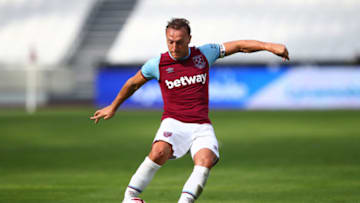 Mark Noble should be fit for West Ham ahead of their match against Fulham. (Photo by Marc Atkins/Getty Images)