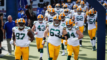 LOS ANGELES, CA - OCTOBER 28: Green Bay Packers take the field at Los Angeles Memorial Coliseum on October 28, 2018 in Los Angeles, California. (Photo by Joe Robbins/Getty Images)