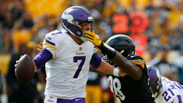 PITTSBURGH, PA - SEPTEMBER 17: Case Keenum (Photo by Justin K. Aller/Getty Images)