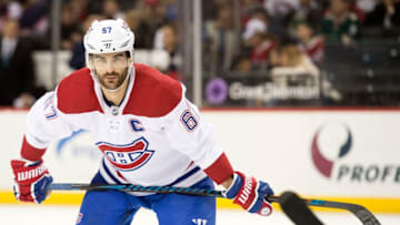 NEW YORK, NY - MARCH 02: Max Pacioretty #67 of the Montreal Canadiens prepares for a face off during the second period against the New York Islanders on March 2, 2018 in New York City. (Photo by Christopher Pasatieri/NHLI via Getty Images)