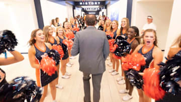 AUBURN, AL - SEPTEMBER 14: Head coach Gus Malzahn of the Auburn Tigers during their Tiger Walk prior to their game against the Kent State Golden Flashes at Jordan-Hare Stadium on September 14, 2019 in Auburn, Alabama. (Photo by Michael Chang/Getty Images)