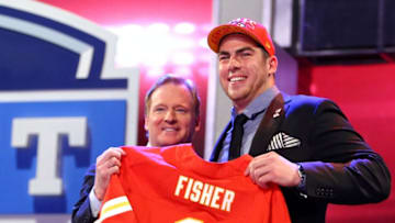 Kansas City Chiefs tackle Eric Fisher. (Photo by Al Bello/Getty Images)