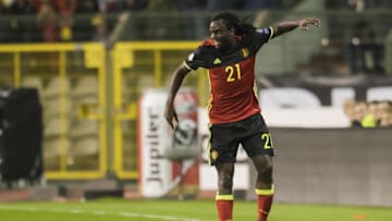 Jordan Lukaku of Belgiumduring the FIFA World Cup 2018 qualifying match between Belgium and Bosnie Herzegowina on October 07, 2016 at the Koning Boudewijn stadium in Brussels, Belgium.(Photo by VI Images via Getty Images)