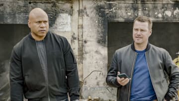"Knock Down" - Pictured: LL COOL J (Special Agent Sam Hanna) and Chris O'Donnell (Special Agent G. Callen). NCIS assists the DOJ in the investigation of an arsonist who targets an FBI safe house that's protecting a political activist seeking asylum. Also, Eric deals with the aftermath of Nell leaving the team, on NCIS: LOS ANGELES, Sunday, April 12 (9:00-10:00 PM, ET/PT) on the CBS Television Network. Photo: Screen Grab/CBS ©2020 CBS Broadcasting, Inc. All Rights Reserved.