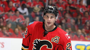 CALGARY, AB - APRIL 19: Sean Monahan