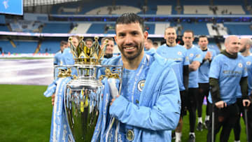 Sergio Aguero of Manchester City (Photo by Michael Regan/Getty Images)