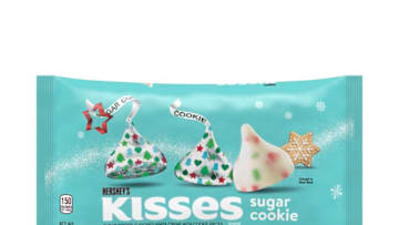 New Hershey’s holiday candy, Hershey's Sugar Cookie Kisses, photo provided by Hershey's
