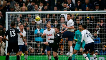 Brighton misses against Tottenham Hotspur. (Photo by TOLGA AKMEN/AFP via Getty Images)