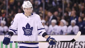 BOSTON, MA - APRIL 14: Travis Dermott