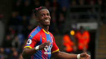Crystal Palace's Wilfried Zaha rues a missed chance during the Premier League match at Selhurst Park, London. (Photo by Isabel Infantes/PA Images via Getty Images)