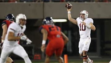 TUCSON, AZ - OCTOBER 29: Quarterback Keller Chryst