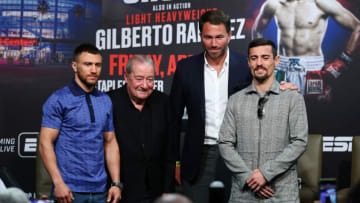 Bob Arum and Eddie Hearn (Photo by Yong Teck Lim/Getty Images)