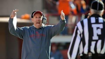 LSU football defensive coordinator Bo Pelini (Photo by Eric Francis/Getty Images)