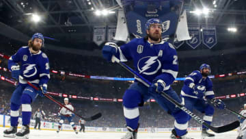 Ryan McDonagh #27, Tampa Bay Lightning, Stanley Cup (Photo by Bruce Bennett/Getty Images)