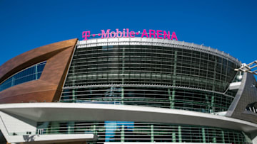 LAS VEGAS, NV - JULY 14: The T-Mobile Arena, located adjacent to the Monte Carlo Hotel & Casino, is viewed on July 14, 2017 in Las Vegas, Nevada. Despite record temperatures, tens of thousands of tourists from all over the world are flocking to Sin City for the shows, the food, the gambling, and the sun. (Photo by George Rose/Getty Images)