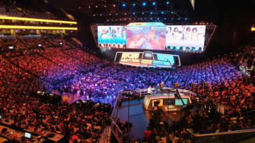 NEW YORK, NY - JULY 27: A view of the crowd during Overwatch League Grand Finals - Day 1 at Barclays Center on July 27, 2018 in New York City. (Photo by Matthew Eisman/Getty Images for Blizzard Entertainment )