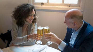 WASHINGTON DC JANUARY 22:Michael and Ashley Darby have lunch at Leopold's Kafe in Washington, DC on January 22, 2016.We profile The Darby's, who are currently on television for this seasons The Real House Wives of Potomac(Photo by Marvin Joseph/The Washington Post via Getty Images)