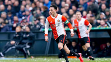ROTTERDAM, NETHERLANDS - MARCH 8: Steven Berghuis of Feyenoord during the Dutch Eredivisie match between Feyenoord v Willem II at the Stadium Feijenoord on March 8, 2020 in Rotterdam Netherlands (Photo by Geert van Erven/Soccrates/Getty Images)