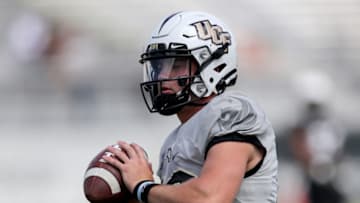 Former Auburn football HC Gus Malzahn named former Tigers target John Rhys Plumlee the starting quarterback for UCF in 2022 (Photo by Alex Menendez/Getty Images)