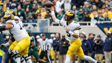 Michigan Wolverines, J.J. McCarthy. Mandatory Credit: USA Today Sports/Detroit Free Press