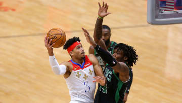 Josh Hart #3 of the New Orleans Pelicans (Photo by Jonathan Bachman/Getty Images)