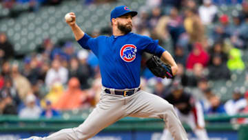 CLEVELAND, OH - APRIL 24: Starting pitcher Tyler Chatwood