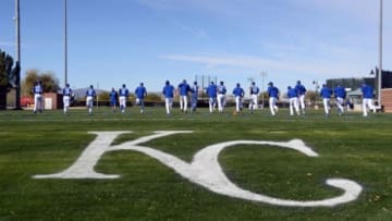 Royals workout - Mandatory Credit: Joe Camporeale-USA TODAY Sports