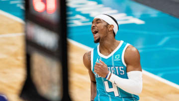 Devonte' Graham #4 of the Charlotte Hornets (Photo by Jacob Kupferman/Getty Images)