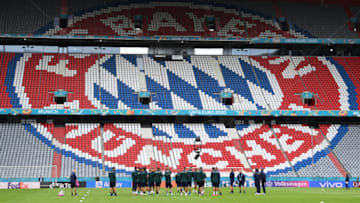 Bayern Munich could sign another RB Leipzig midfielder. (Photo by Matthias Hangst/Getty Images)