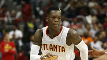 ATLANTA, GA - APRIL 28: Guard Dennis Schroder