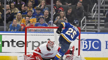 St. Louis Blues center Jordan Kyrou (25)Mandatory Credit: Jeff Curry-USA TODAY Sports