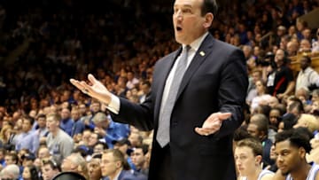 Duke basketball head coach Mike Krzyzewski (Photo by Streeter Lecka/Getty Images)