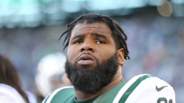 EAST RUTHERFORD, NJ - JANUARY 01: Defensive End Sheldon Richardson