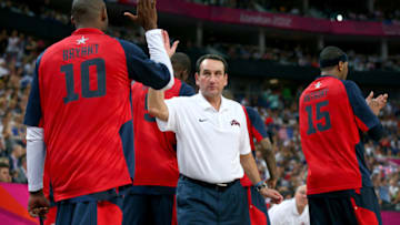 Duke basketball head coach Mike Krzyzewski (Photo by Cameron Spencer/Getty Images)