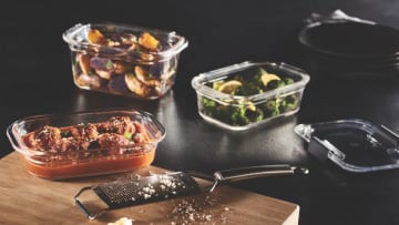New Rubbermaid Brillance Containers for the holidays, photo provided by Rubbermaid