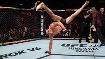 RIO DE JANEIRO, BRAZIL - MAY 12: Cezar Ferreira of Brazil celebrates victory over Karl Roberson of the United States in their middleweight bout during the UFC 224 event at Jeunesse Arena on May 12, 2018 in Rio de Janeiro, Brazil. (Photo by Buda Mendes/Zuffa LLC/Zuffa LLC)