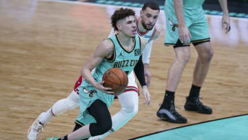 LaMelo Ball, Zach LaVine, Chicago Bulls Mandatory Credit: Jim Dedmon-USA TODAY Sports