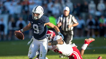 UNIVERSITY PARK, PA - SEPTEMBER 30: Trace McSorley