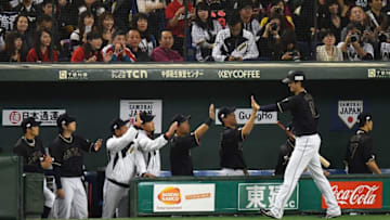 TOKYO, JAPAN - NOVEMBER 11: Designated hitter Shohei Ohtani