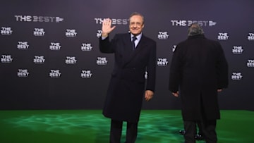 President of Real Madrid Florentino Perez in Zurich, Switzerland. (Photo by Mike Hewitt - FIFA/FIFA via Getty Images)