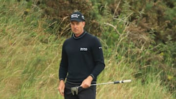 SOUTHPORT, ENGLAND - JULY 19: Henrik Stenson of Sweden watches his putt during a practice round prior to the 146th Open Championship at Royal Birkdale on July 19, 2017 in Southport, England. (Photo by Andrew Redington/Getty Images)
