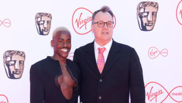 LONDON, ENGLAND - MAY 08: Ncuti Gatwa and Russell T Davies attend the Virgin Media British Academy Television Awards 2022 at The Royal Festival Hall on May 8, 2022 in London, England. (Photo by David M. Benett/Dave Benett/Getty Images)
