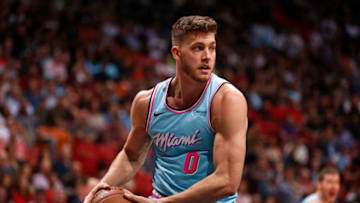 Miami Heat Meyers Leonard. Copyright 2019 NBAE (Photo by Issac Baldizon/NBAE via Getty Images)