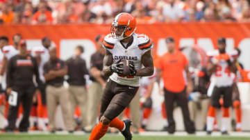 Sep 18, 2016; Cleveland, OH, USA; Cleveland Browns wide receiver Terrelle Pryor (11) during the second half against the Baltimore Ravens at FirstEnergy Stadium. The Ravens defeated the Browns 25-20. Mandatory Credit: Scott R. Galvin-USA TODAY Sports