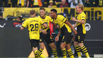 Borussia Dortmund claimed a 4-2 win over Union Berlin. (Photo by Dean Mouhtaropoulos/Getty Images)
