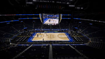 NASHVILLE, TN - MARCH 10: General view during the second half of the game between the Vanderbilt Commodores and the Texas A&M Aggies at Bridgestone Arena on March 10, 2021 in Nashville, Tennessee. (Photo by Brett Carlsen/Getty Images)